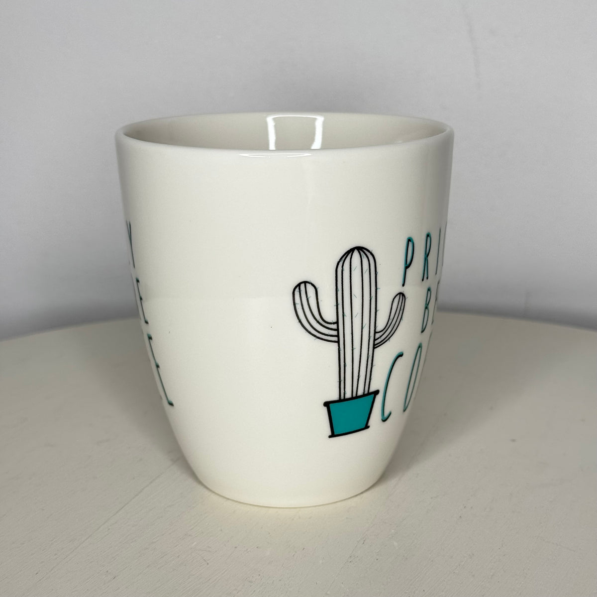 Pfaltzgraff Prickly Before Coffee Mug