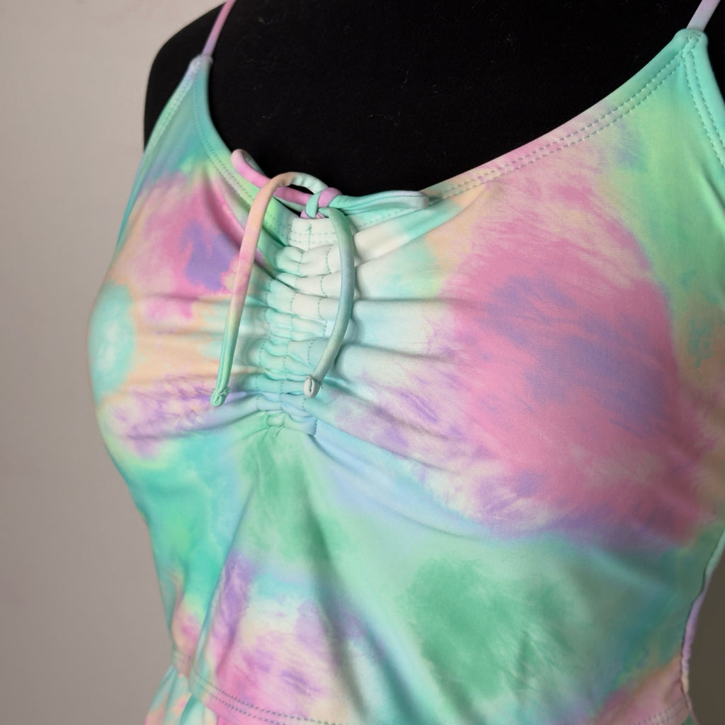So Brand Tie-Dye Tankini - Size Large