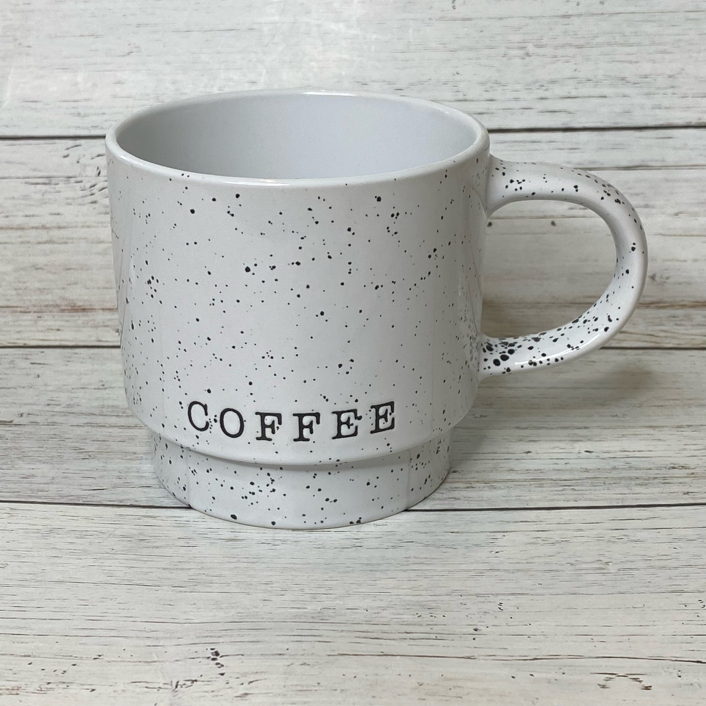 Black & White Speckled Coffee Mug