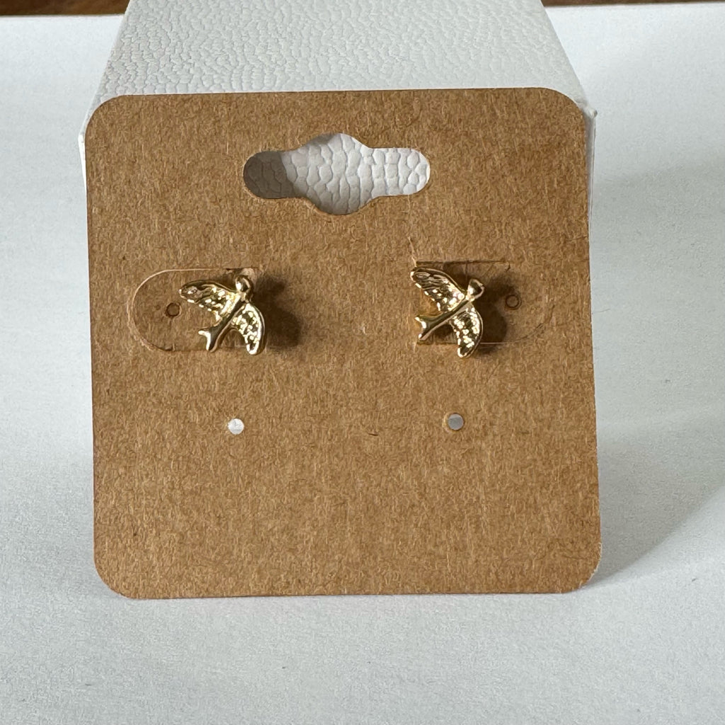 Flying Bird Stud Earrings