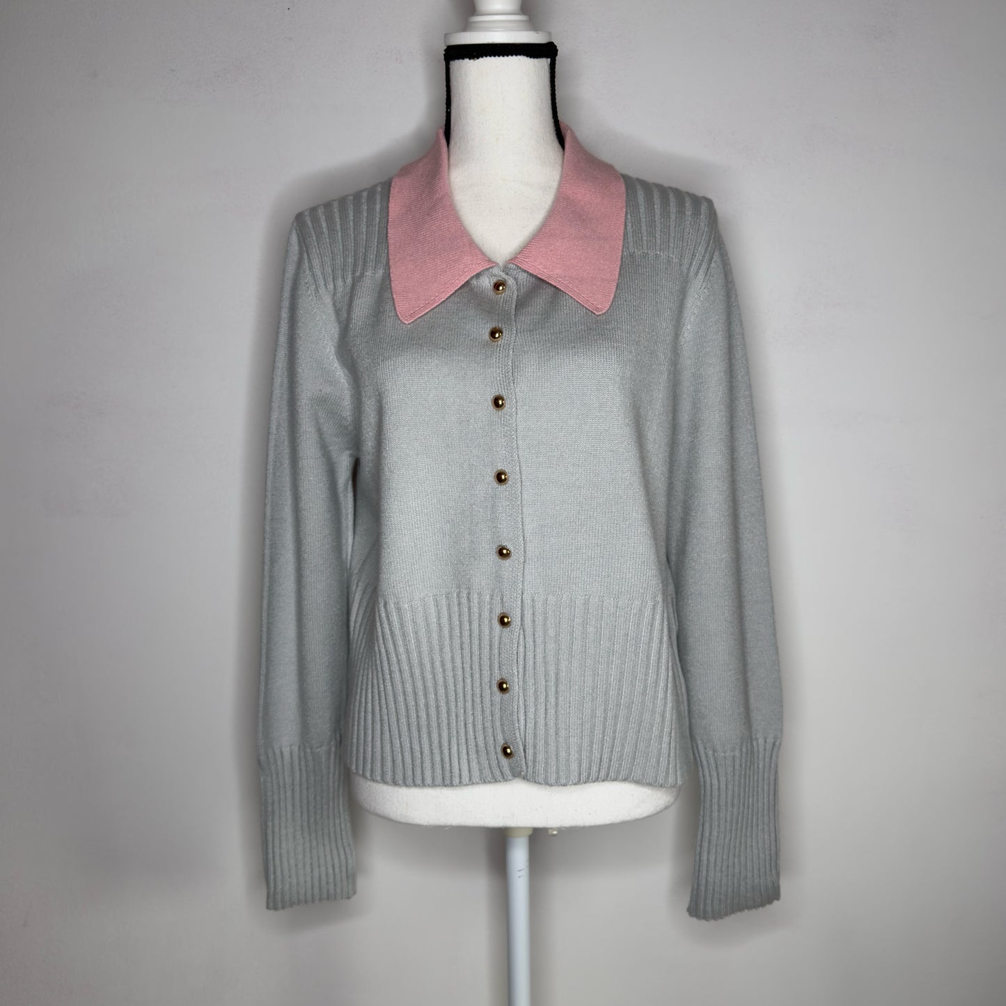 Button Front Cardigan Sweater - Size XL