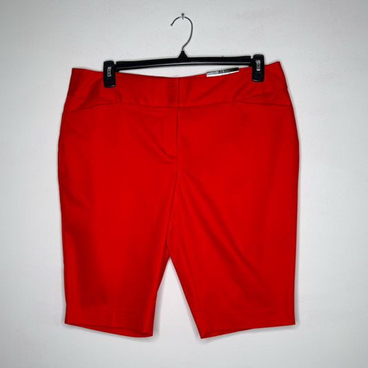 Worthington Modern Fit Red Chino Shorts - Size 14