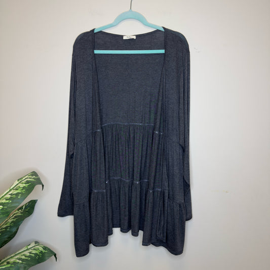 Realize Open Front Cardigan - Size 2X