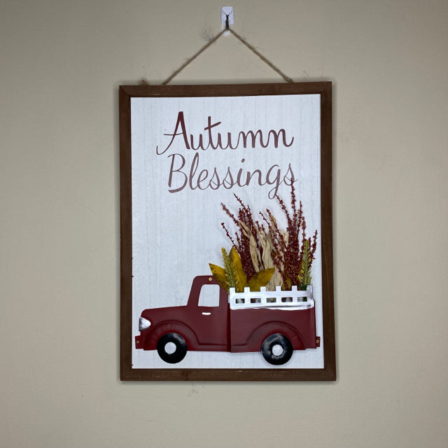 Autumn Blessings Sign