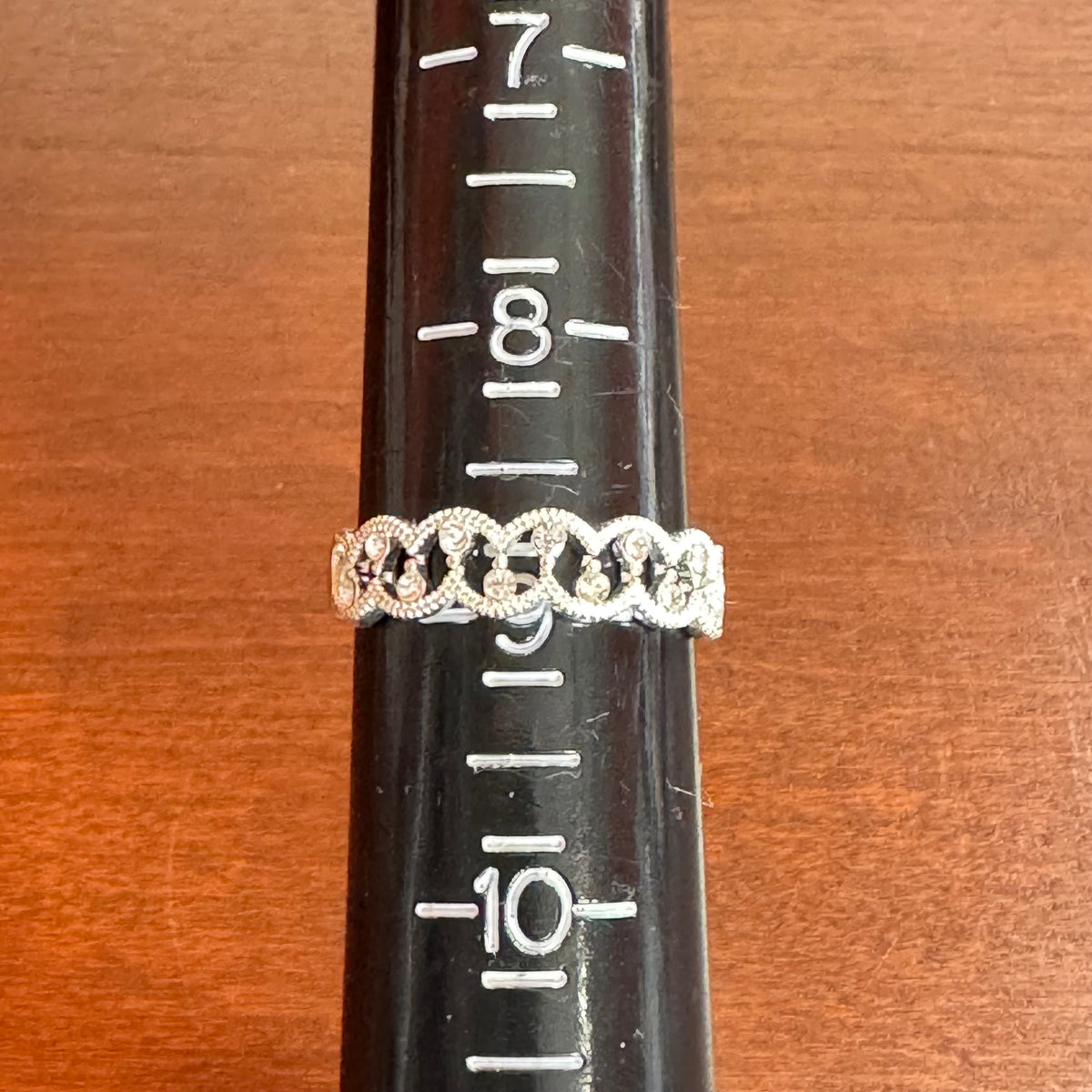 Milgrain Edge Eternity Band - Size 9