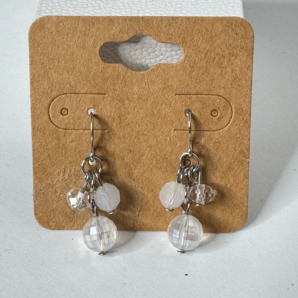 Crystal Cluster Dangle Earrings