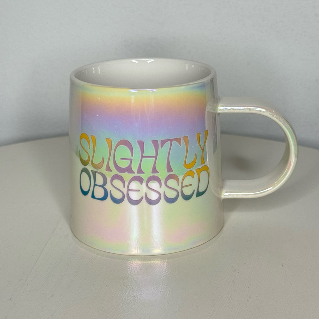 Slightly Obsessed Iridescent Stoneware Mug
