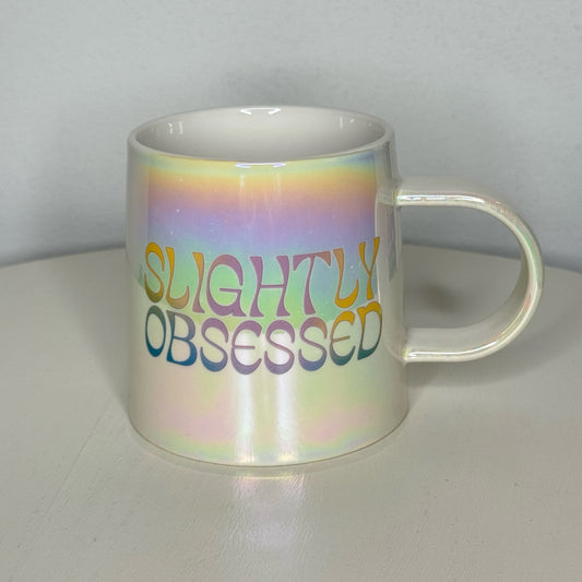 Slightly Obsessed Iridescent Stoneware Mug