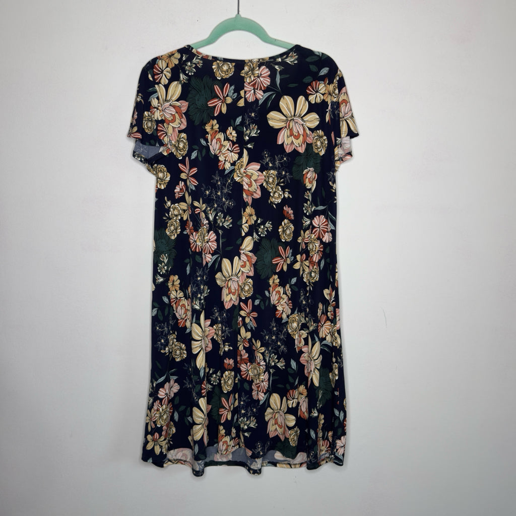 SJS Floral Print Dress - Size 2X
