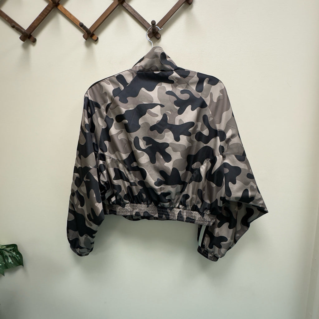 Blanc Noir Sport Camo Cropped Jacket - Size Small