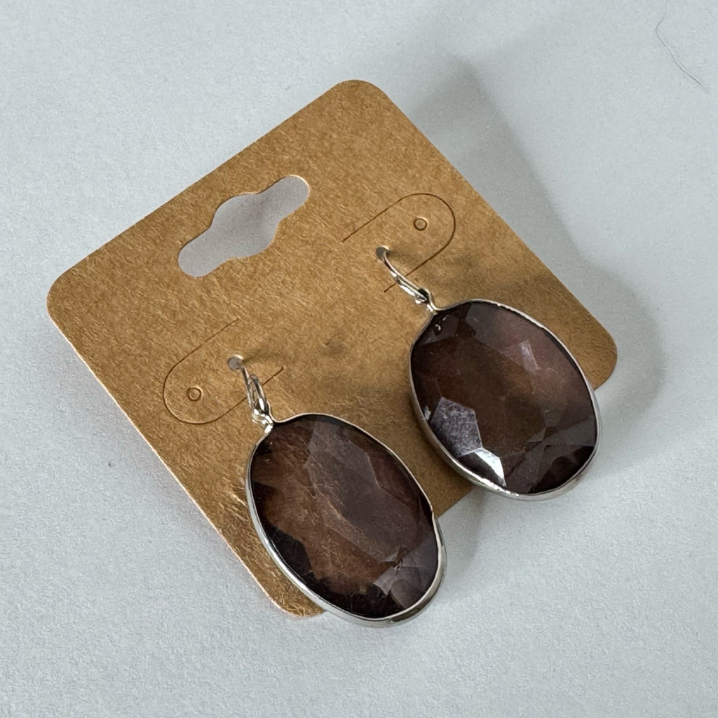 Purple Dangle Earrings