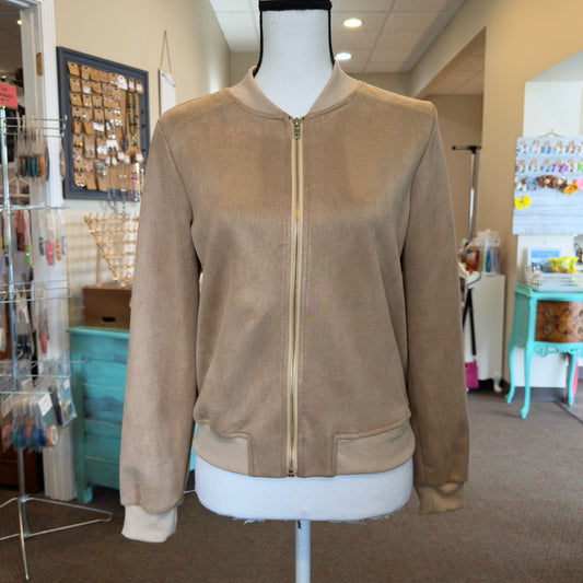 Faux Suede Jacket - Size Small