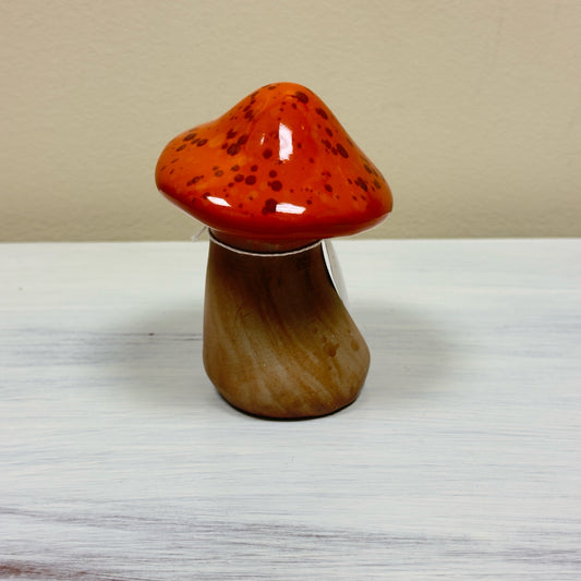 Orange Speckled Mushroom