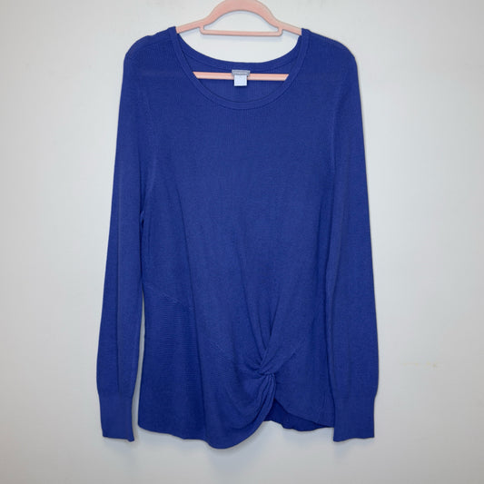 Chico's Twist Front Sweater - Size Large
