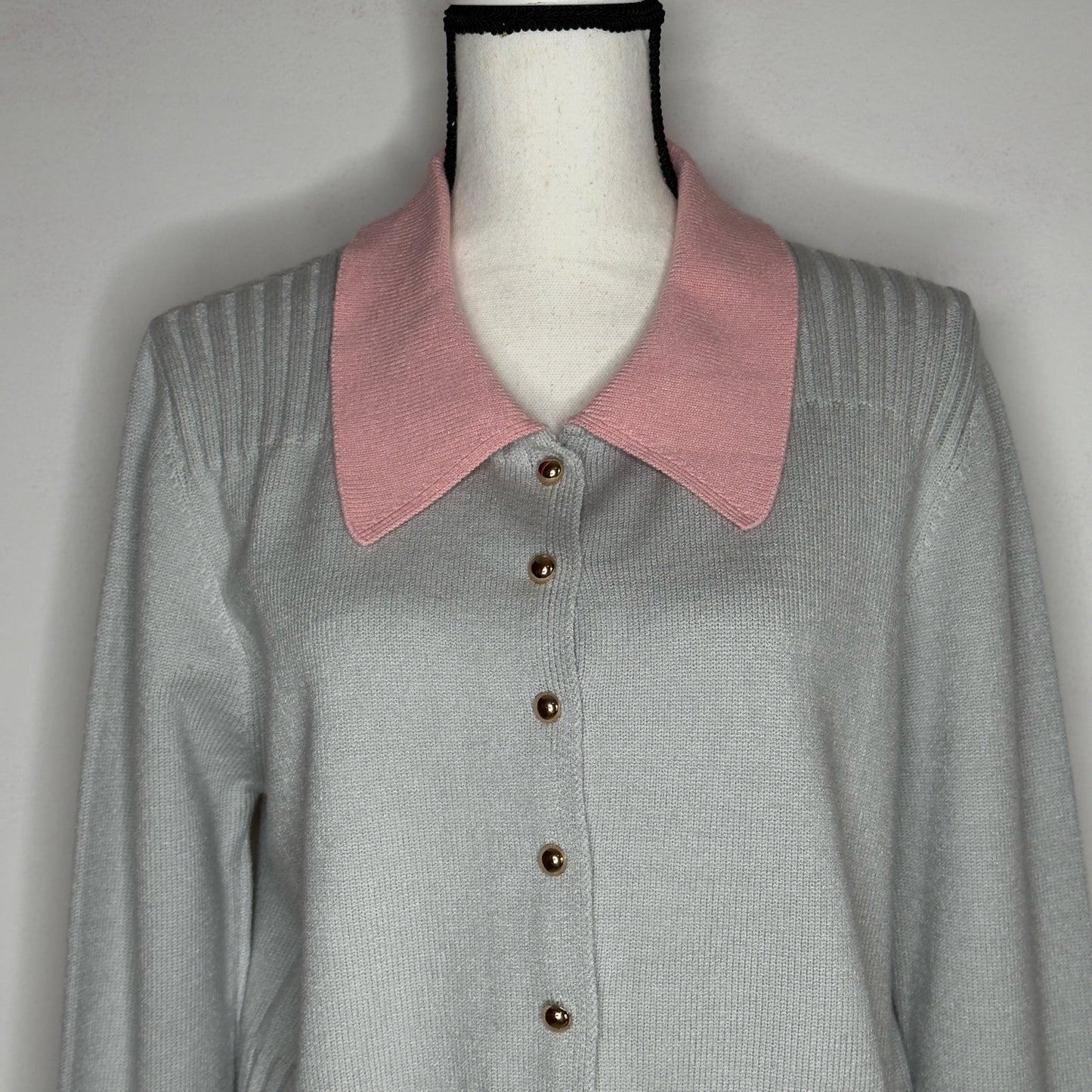 Button Front Cardigan Sweater - Size XL