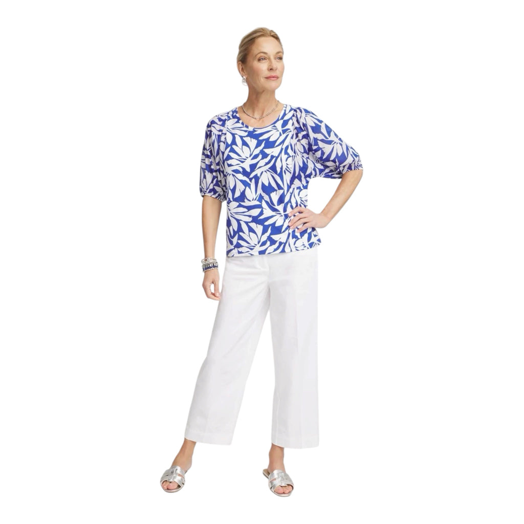 Chico's Dolman Short Sleeve Knit Top - Size Large