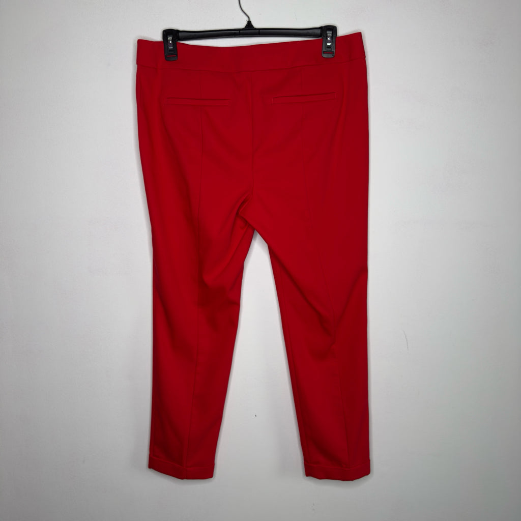 Loft Julie Skinny Red Dress Pants - Size 14
