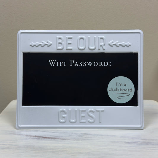 Be Our Guest Wifi Password Chalkboard