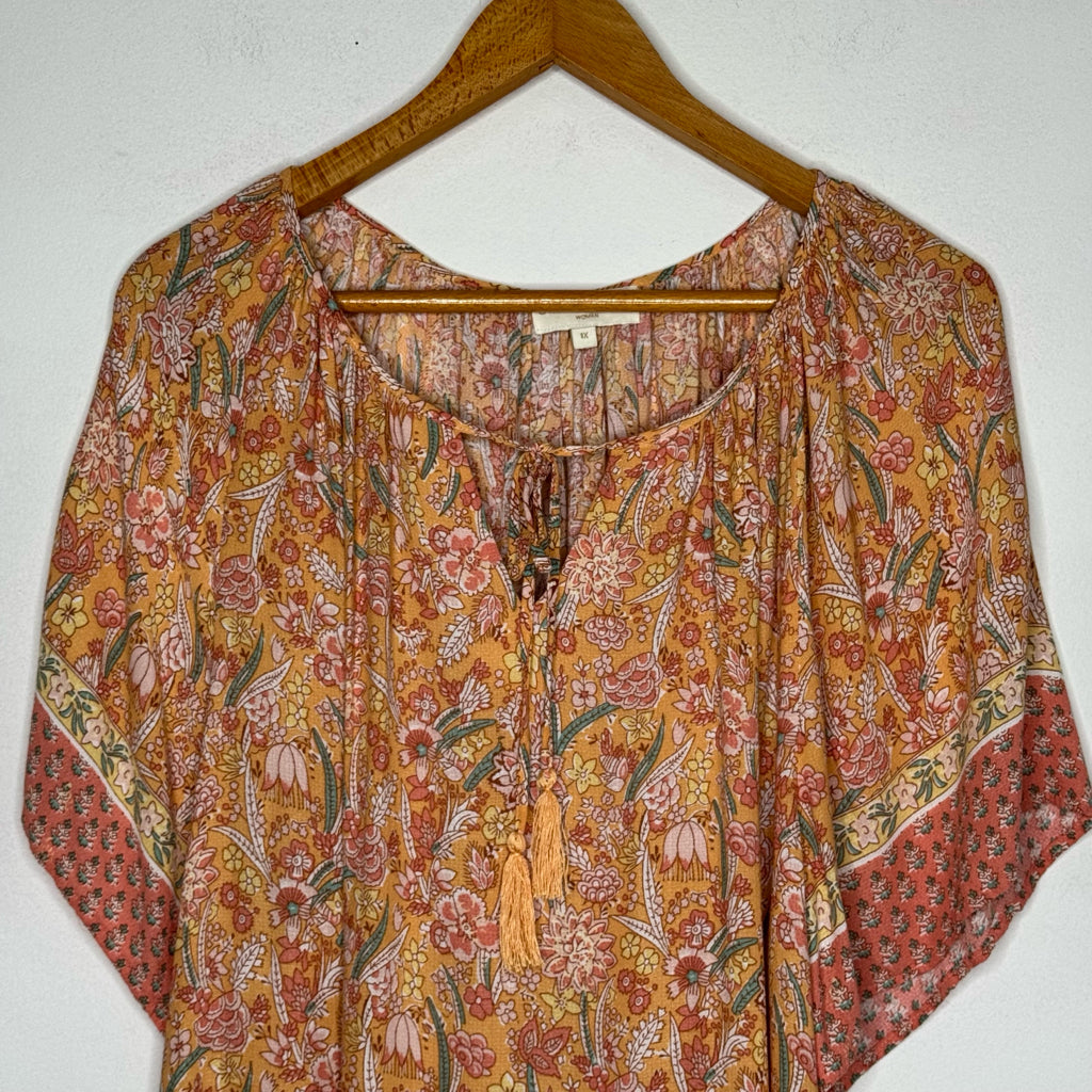 Cynthia Rowley BOHO Top - Size 1X