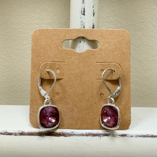 Purple Earrings