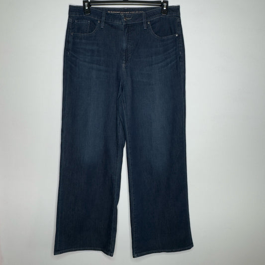 Chico's So Slimming High Rise Wide Leg Jeans - Size 14