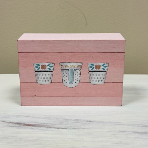 Flower Pot Box Sign