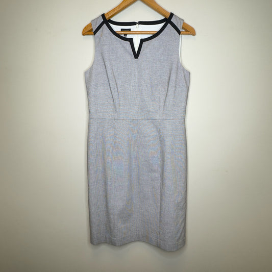 Talbots Split-Neck Sheath Sleeveless Dress - Size 10