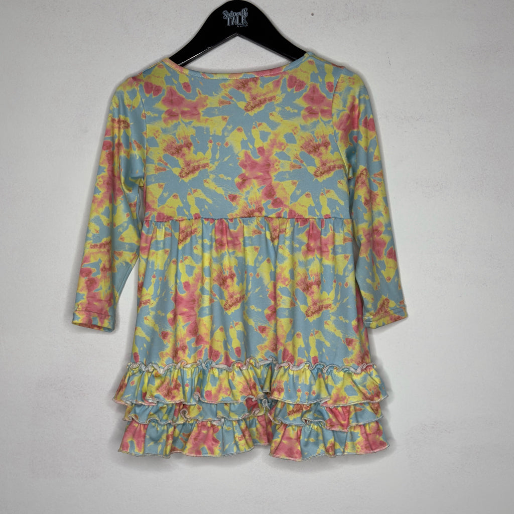 Ruffle Trim Dress - Size 3 Youth