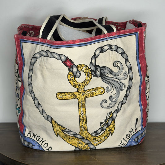 Brighton Seas The Day Canvas Tote
