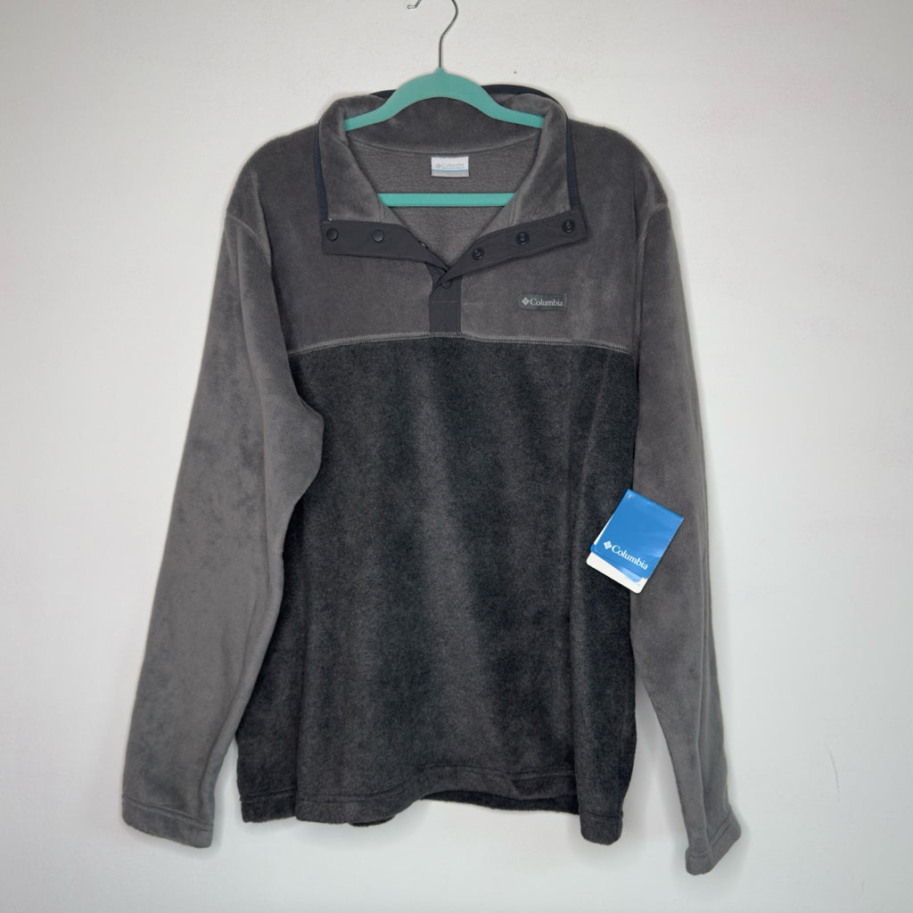 Men's Columbia Flattop Ridge Half Zip Fleece Pullover - Size Large