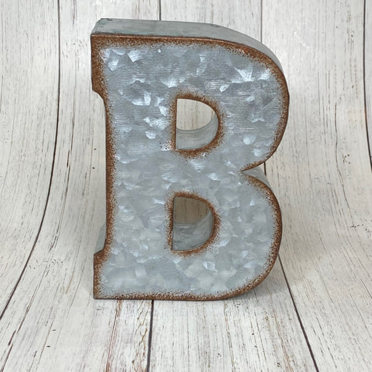 "B" Metal Letter