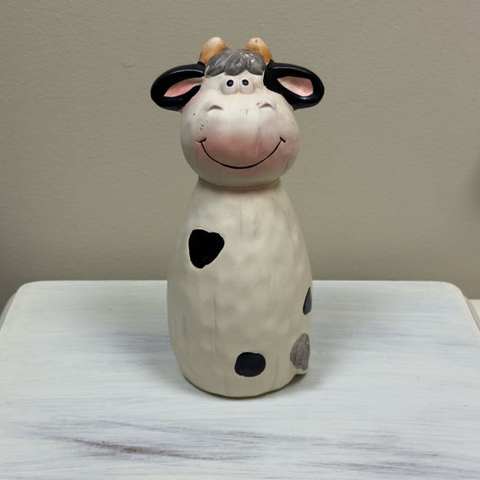 Porcelain Cow Figurine