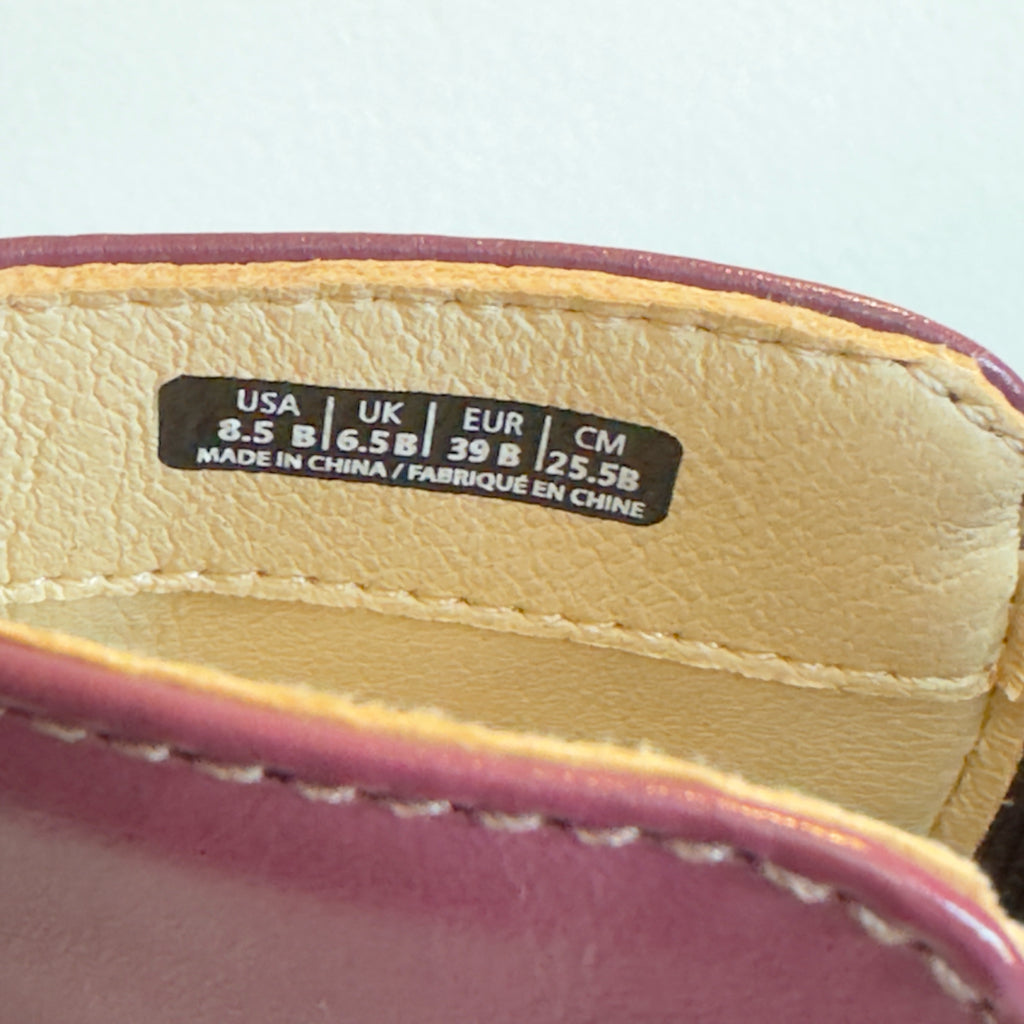 Spenco Park Avenue Bootie - Burgundy - Size 8.5 B