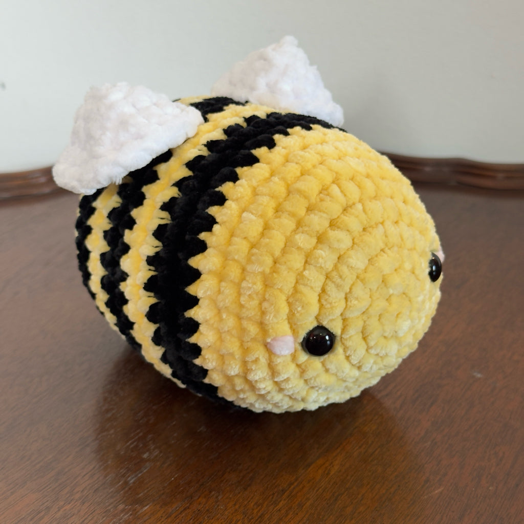 Crochet Stuffed Bumblebee