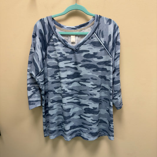 Christopher & Banks Camo Top - Size XL Petite