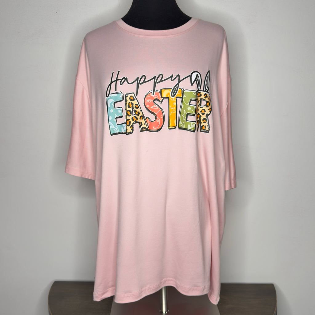 Happy Easter Graphic Tee - Size 3XL