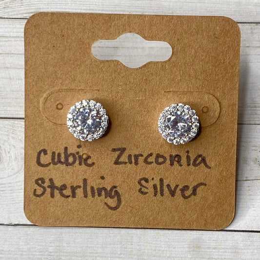 Sterling Silver Cubic Zirconia Earrings