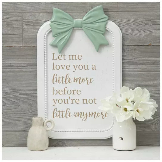 Love You A Little More Wood Wall Decor