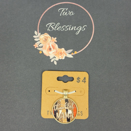 Two Blessings Charm - Thankful Mama