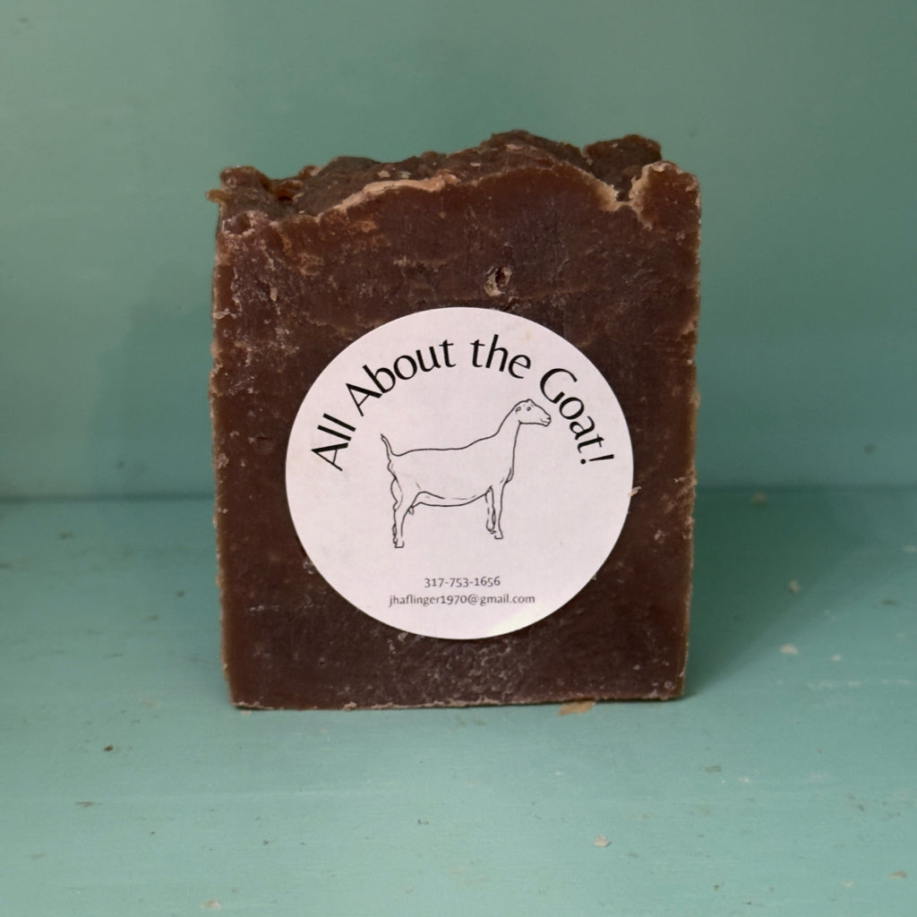 All About the Goat Bar Soap - Teakwood Mahogany