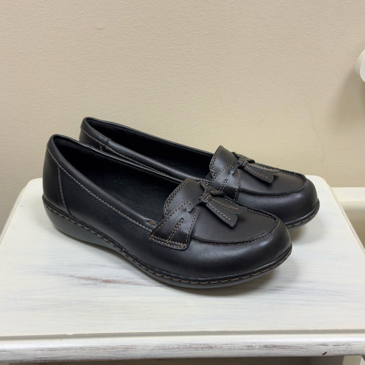 Clarks Ashland Bubble Loafer Shoes - Size 8 1/2 XW