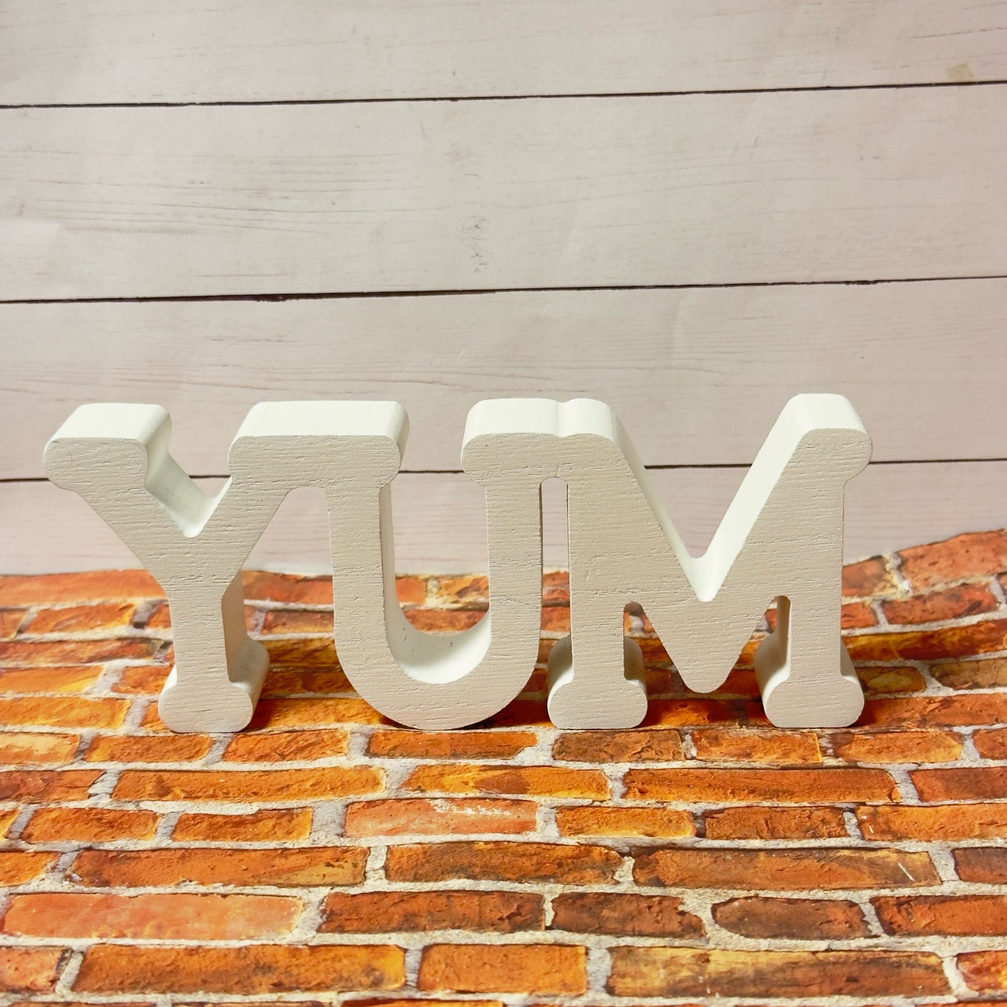 Yum Wood Sign