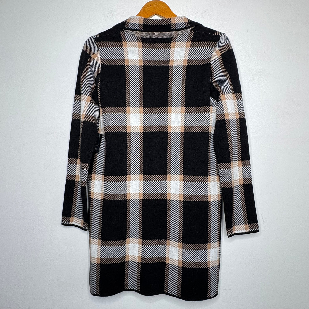 Absolutely Famous Plaid Sweater Jacket - Size Medium