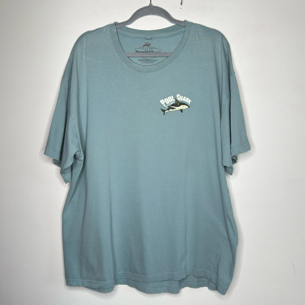 Newport Blue "Pool Shark" Graphic Tee - Size XXL