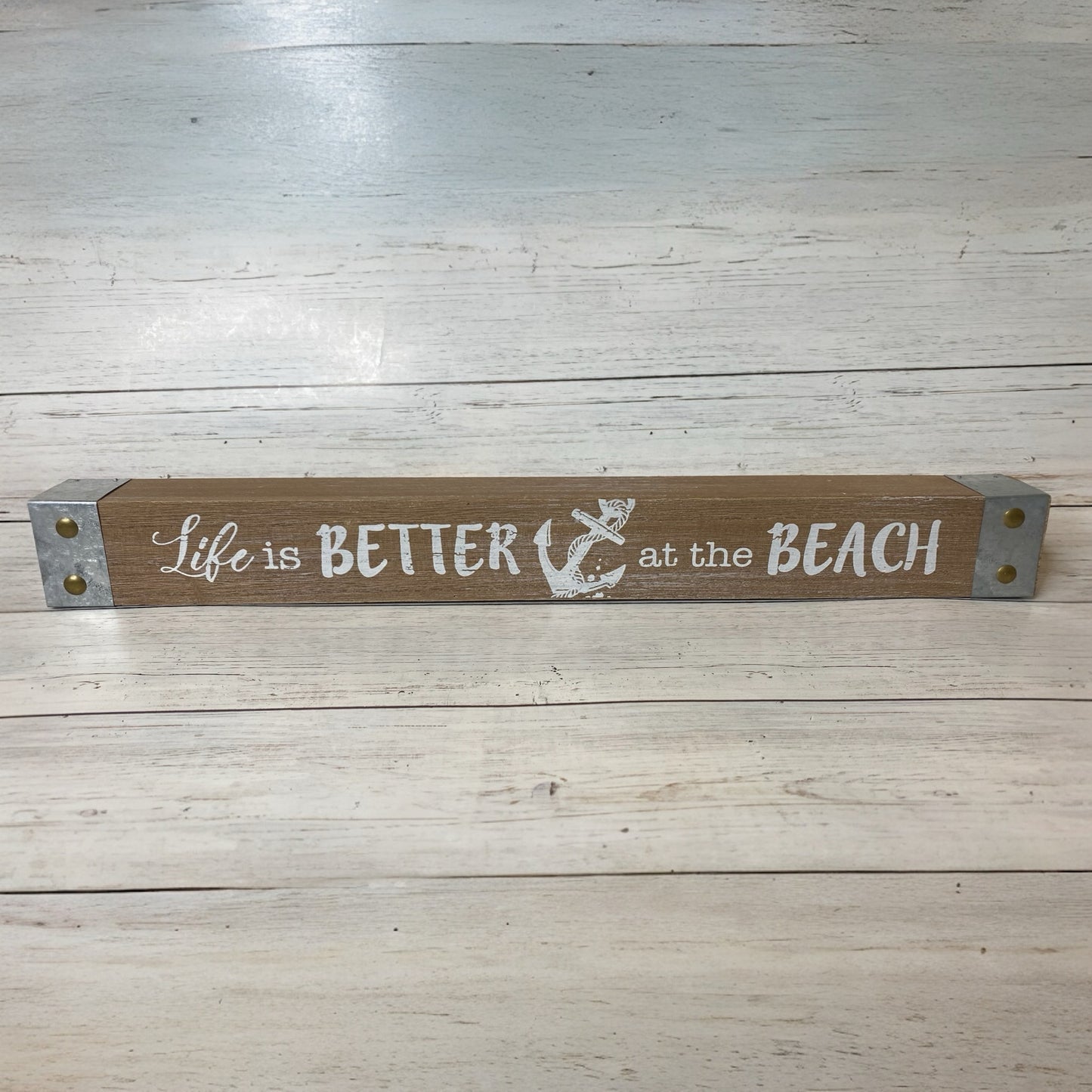 Life is Better at the Beach Block Sign