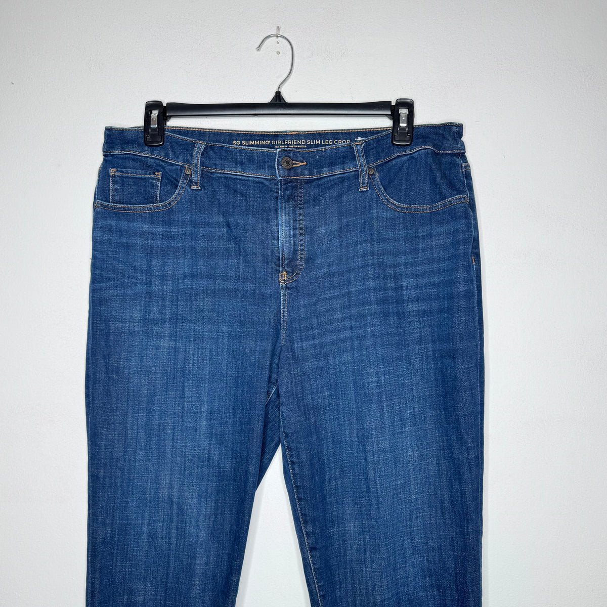 Chico’s So Slimming Girlfriend Slim Leg Crop Jeans - Size 14