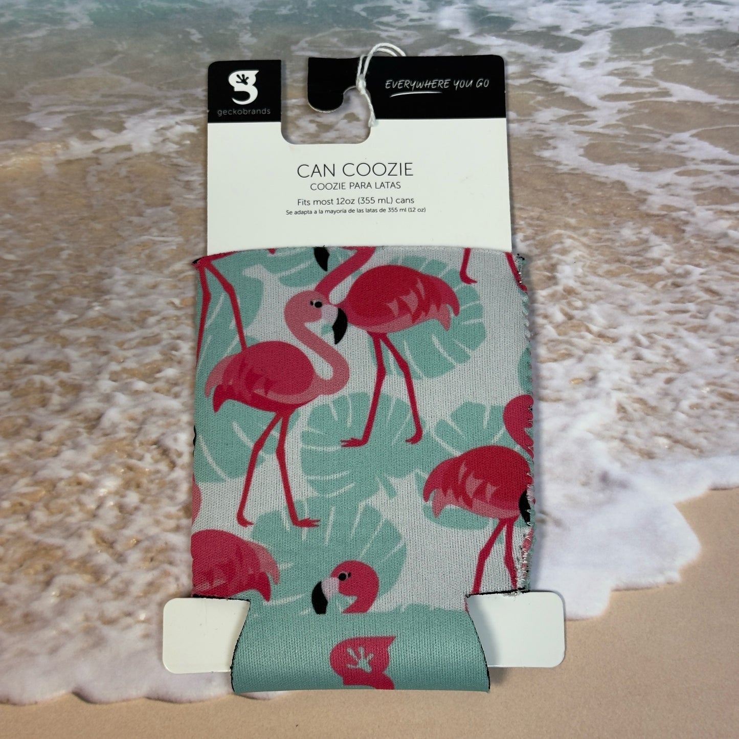 GeckoBrands Can Coozie - Flamingo