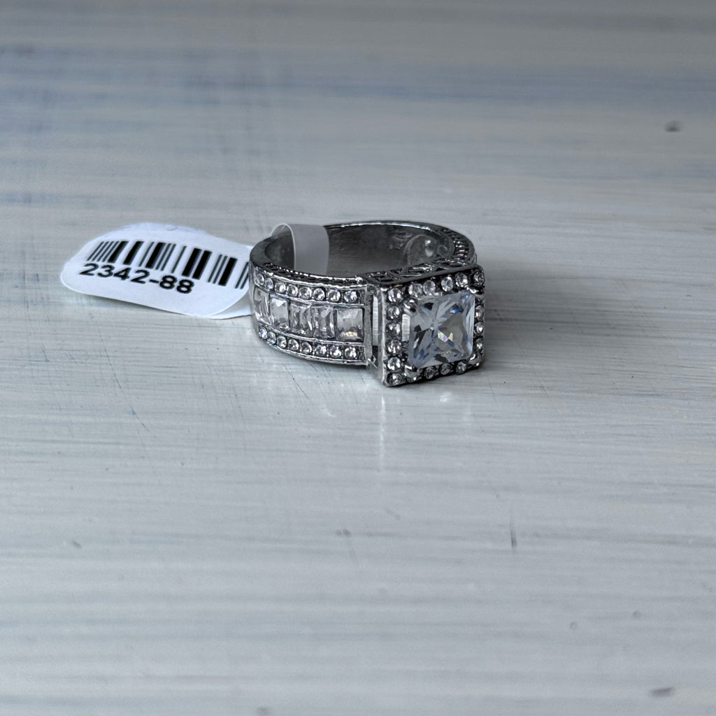 Princess Cut Engagement Ring - Size 5