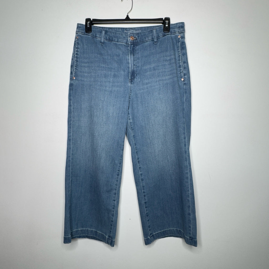 Chico's Straight Crop Trouser Jeans - Size 14