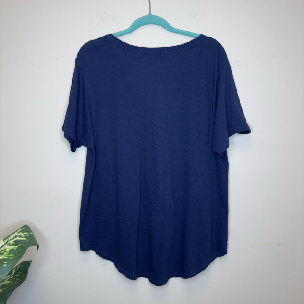 Loft Relaxed Tunic Tee - Size Large